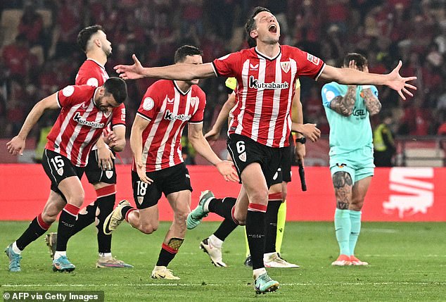 Athletic Bilbao won the Copa del Rey after beating Mallorca in a dramatic penalty shootout
