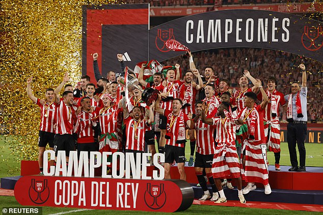 Bilbao won the Copa del Rey after beating Mallorca in a dramatic penalty shootout on Saturday.