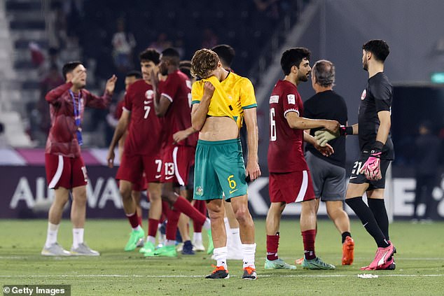 The Australians failed to score a single goal in the AFC U-23 Asian Cup, costing them a place at the Paris Olympics.