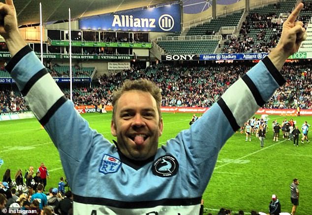 Hollywood movie star and Cronulla die-hard Brendan Cowell (pictured) says former Prime Minister Scott Morrison is a fake rugby league fan.