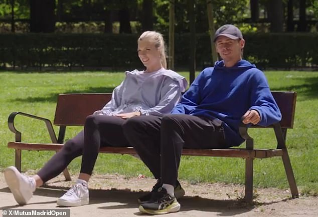 In a video for Tennis TV in Madrid, they confirmed that they initially hid their relationship from their teammates and the public.
