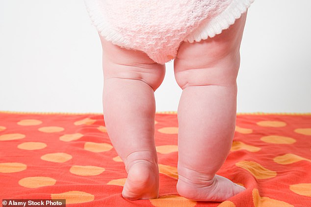 An eight-month-old baby has been cared for by a new service for severely obese children (file image)