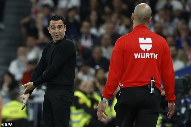 Barcelona coach Xavi was furious at the perception of further refereeing injustice after losing the Clasico against Real Madrid.