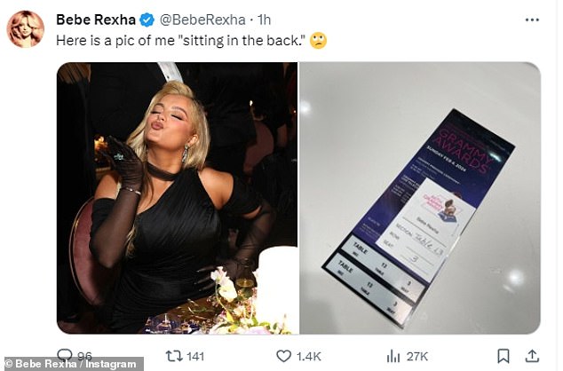 Bebe was forced to criticize claims that she was 
