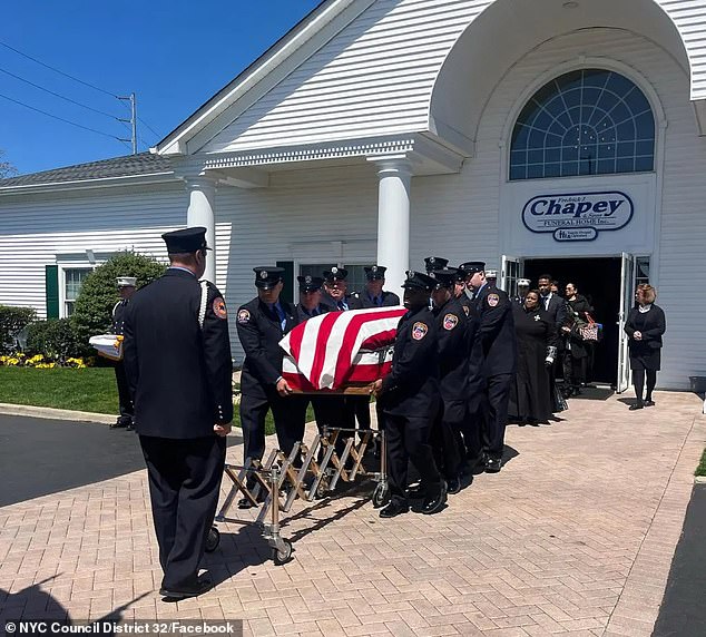 Several FDNY members attended Floyd's funeral earlier this month.
