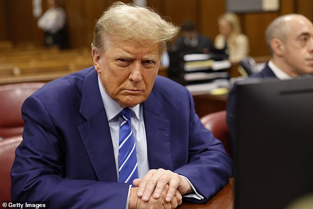 Several advisers to President Joe Biden have an unpleasant name for their boss's opponent in the November election, former President Donald Trump.  He is pictured in court on April 16.