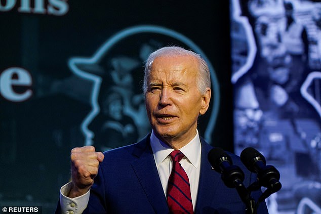 President Joe Biden took off the gloves Wednesday by saying former President Donald Trump deserved to be beaten and have bleach injected into his hair, while waging his own battle with the teleprompter.