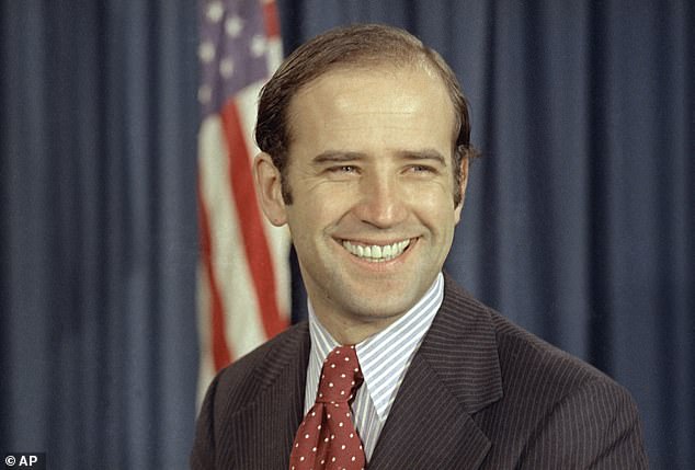 Biden as newly elected Democratic senator from Delaware in December 1972