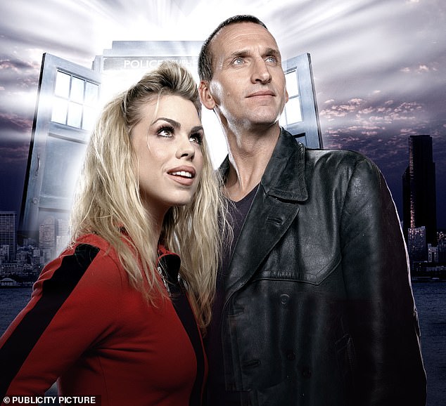 After returning to acting, Billie was cast as Rose Tyler in the 2005 Doctor Who reboot (pictured with co-star Christopher Eccleston) before going on to star in numerous television series and films.