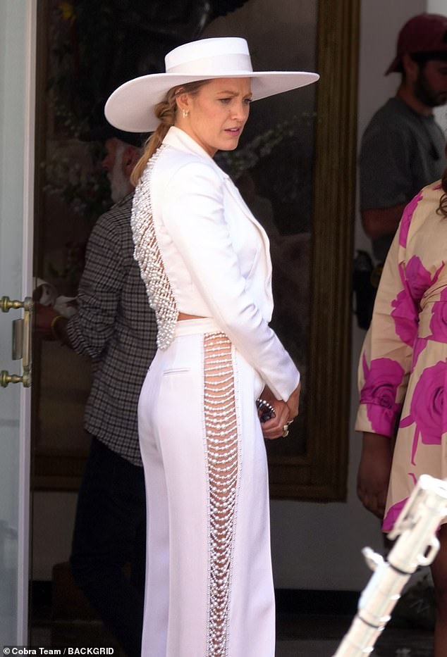 Blake Lively seemed more than happy to get back to work while filming scenes for A Simple Favor 2 in Capri on Monday.