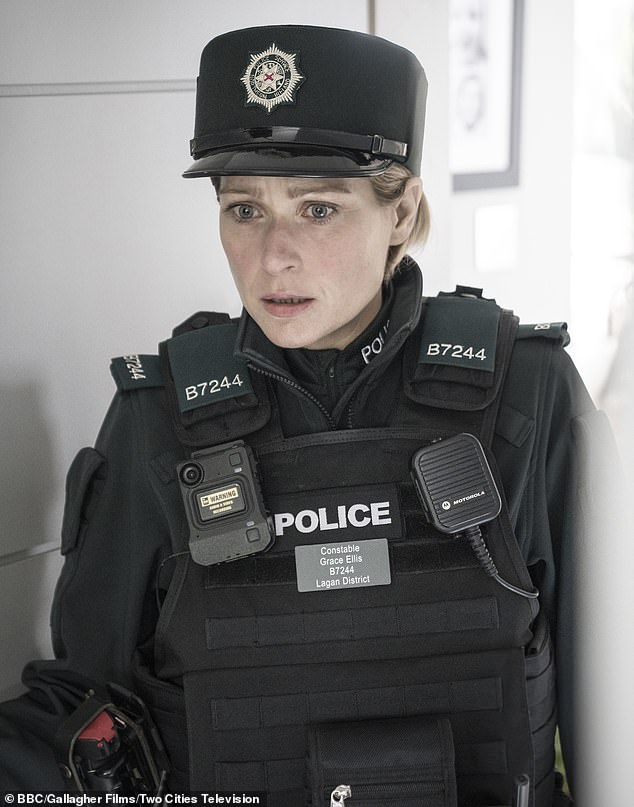 The actress has spoken in the past about her father, who worked as a police officer in Staffordshire, and how his experience helped her for the role.