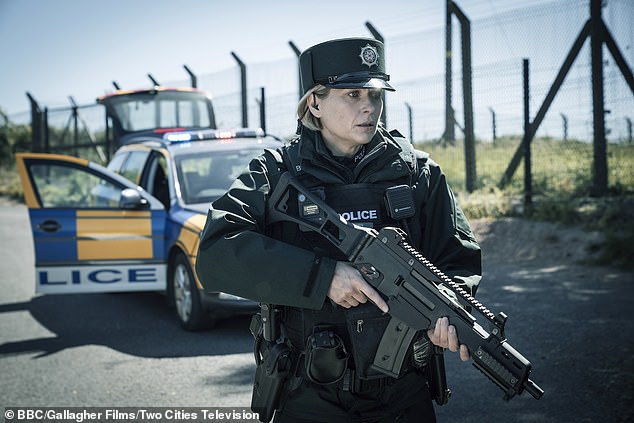 The Welsh actress, 44, plays the lead, rookie PC Grace Ellis in the Belfast-based BBC drama, which is currently airing its second series