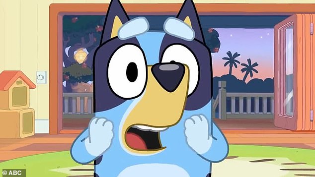 An online row has broken out between Bluey fans after the beloved children's show was accused of using profanity.