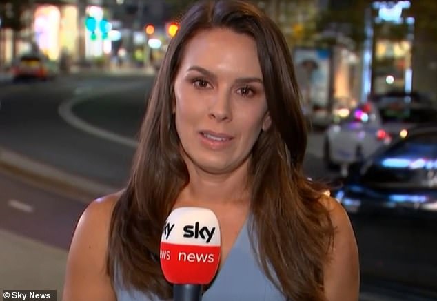 Laura Jayes, 40, collapsed during her live crossing from Bondi Junction's Westfield, in Sydney's east, while reporting on the death of beloved osteopath Ash Good, 38.