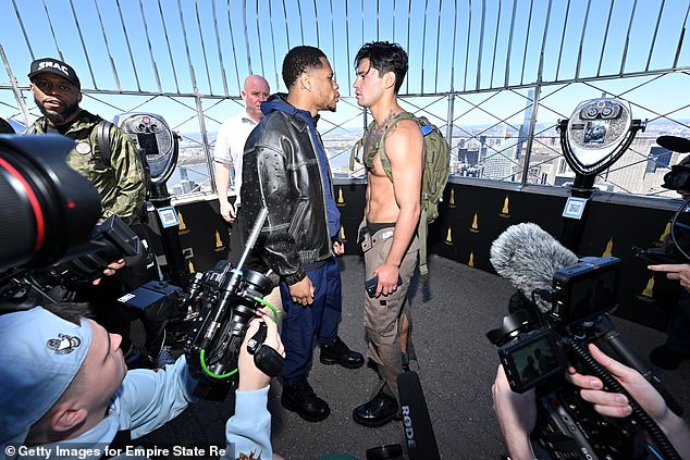 Garcia and Haney had an altercation at the Empire State Building that same day.