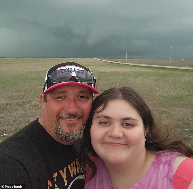 Jesse Rossi and his 12-year-old daughter came awfully close to the powerful EF3 tornado near Marietta in southern Oklahoma on Saturday.