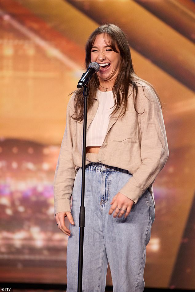 Sydnie Christmas appeared to be ignoring BGT's grooming allegations as she celebrated her audition success with her friends and family on Saturday.