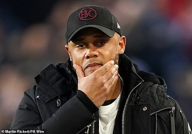 Burnley manager Vincent Kompany has been accused of misconduct by the Football Association