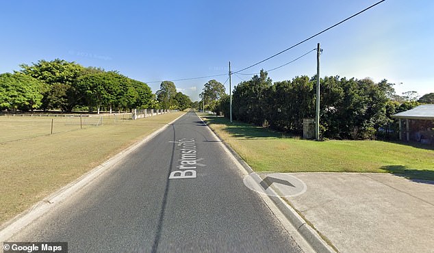 Police were carrying out a welfare check at Bramston Court, Moreton Bay address, when they discovered a man and woman in their 70s with serious head injuries (pictured: Google street view of Bramston Court, not the house where the crime took place).