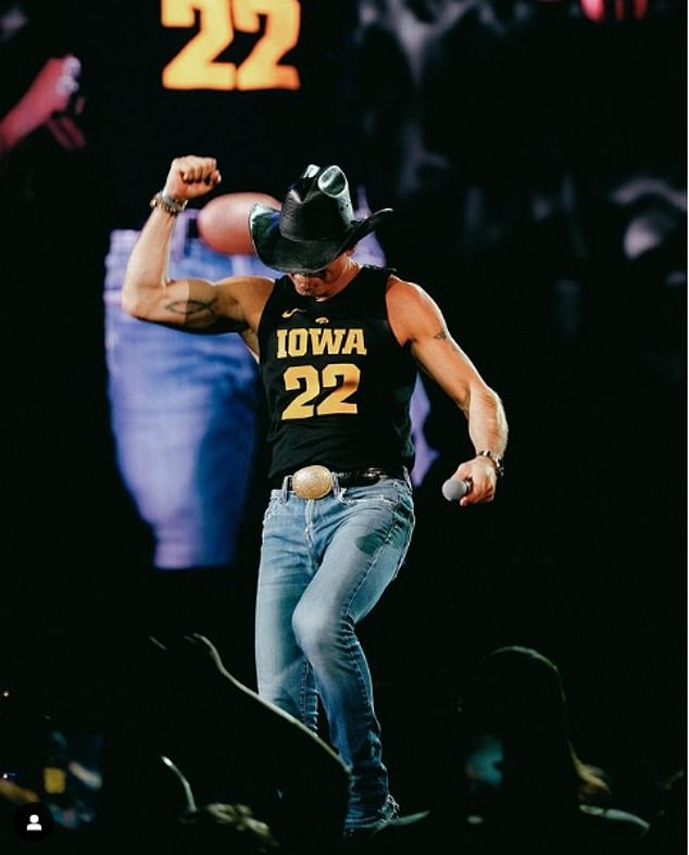 Despite Brown's hate, Clark, who rose to stardom during March Madness, received an endorsement from country music star Tim McGraw, who wore his jersey on Thursday.