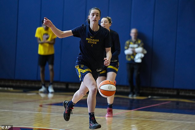 She was excited to return to basketball after a busy month of traveling and being drafted.