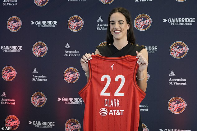 Caitlin Clark's award comes after she was selected with the No. 1 pick in the 2024 WNBA Draft.