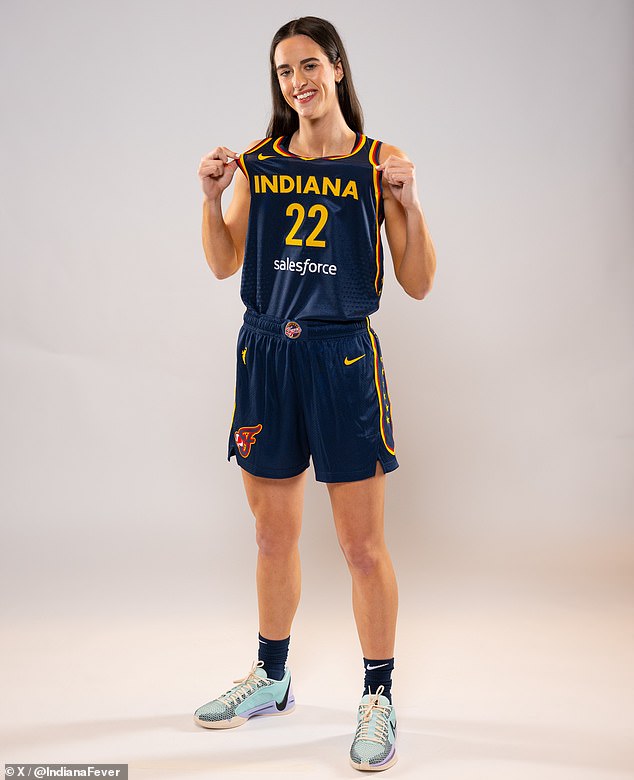 Caitlin Clark was selected by the Indiana Fever with the No. 1 pick in the 2024 WNBA draft.