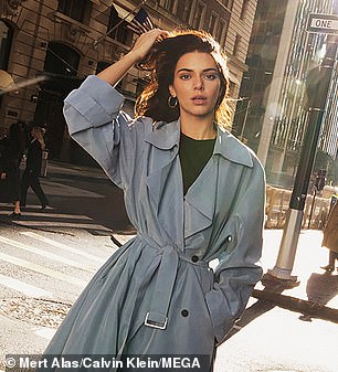 Ultra chic?  Supermodel Kendall Jenner stars in Calvin Klein's Spring ad campaign