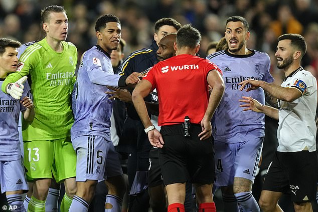 The English midfielder was sent off and banned for two games for being angry at the disallowed goal against Valencia last month.