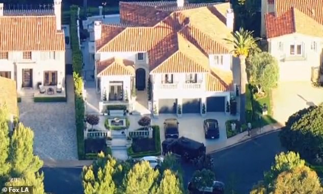 A brave Newport Beach homeowner protected his $5 million mansion after two daring intruders tried to enter his property around 4:45 a.m. Tuesday.