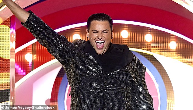 The Ibiza Weekender star, 30, narrowly beat Nikita Kuzmin, 26, to take the crown by coming in second, with Colson Smith in third, Louis Walsh in fourth and Fern Britton in fifth.