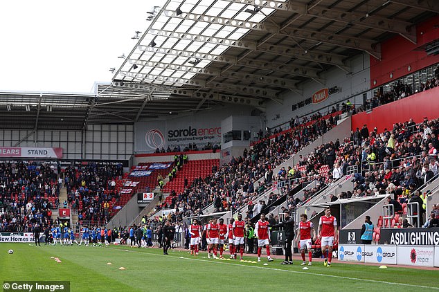 The match between Rotherham and Birmingham was stopped due to a medical emergency