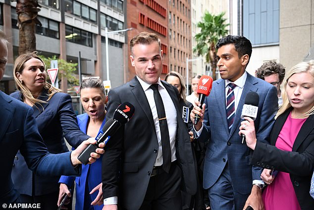 The Seven Network has responded to allegations made in court by former producer Taylor Auerbach (pictured) regarding expenses covered on behalf of Bruce Lehrmann ahead of his Spotlight interview.
