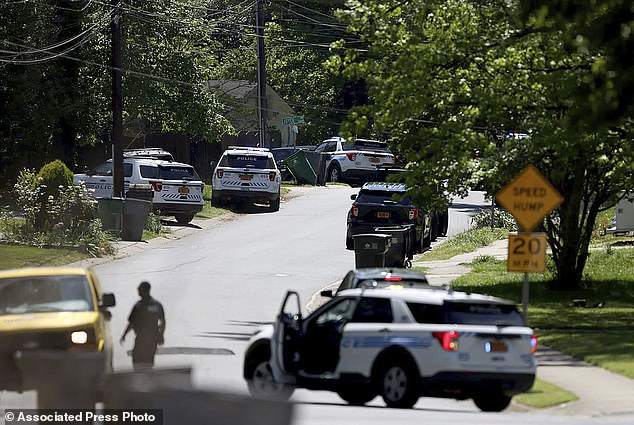 A deputy U.S. marshal was shot and killed and several other law enforcement officers were wounded Monday while trying to serve a fugitive warrant in North Carolina, federal authorities said.