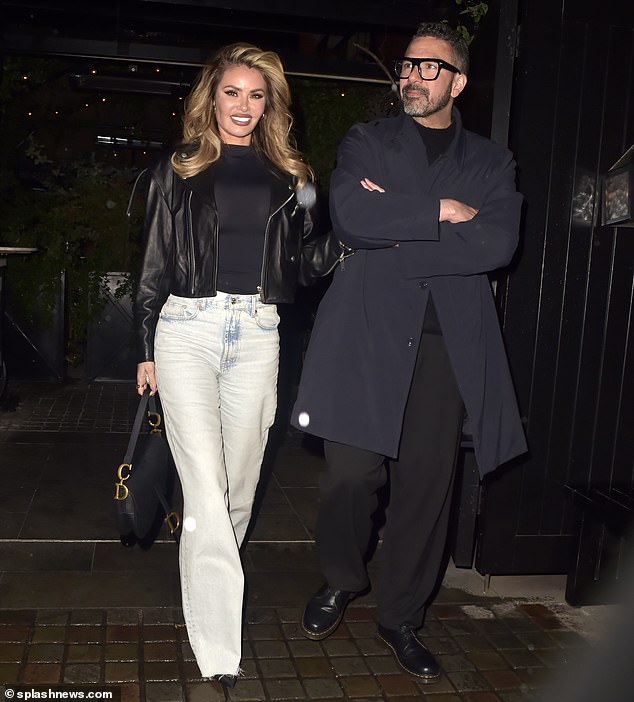 Chloe Sims, 42, got cozy with a Netflix executive at Chiltern Firehouse on Thursday night after coming clean about her relationship, or lack thereof, with Lionel Richie's son.