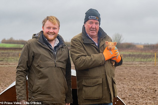 Kaleb Cooper with Jeremy Clarkson.  Kaleb, who has two young children, says she receives nude photographs of both sexes and believes they are created by fans when they have had too much to drink.
