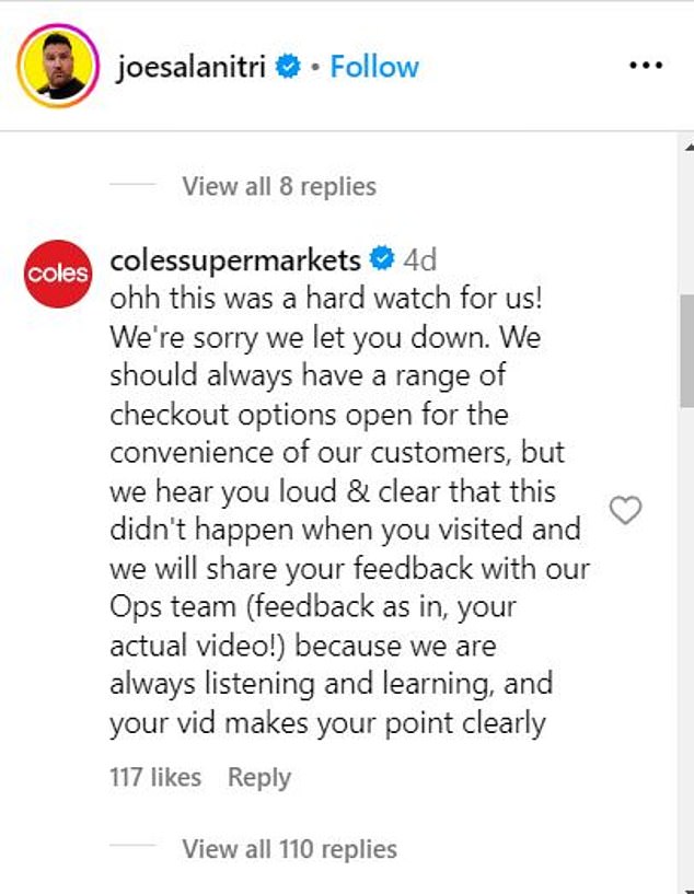 Coles' apology