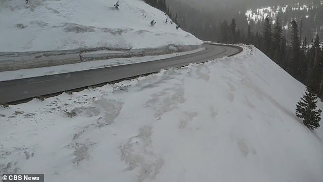The tragedy unfolded on US 40 near mile marker 241.5 (pictured), just west of the summit of Berthoud Pass.