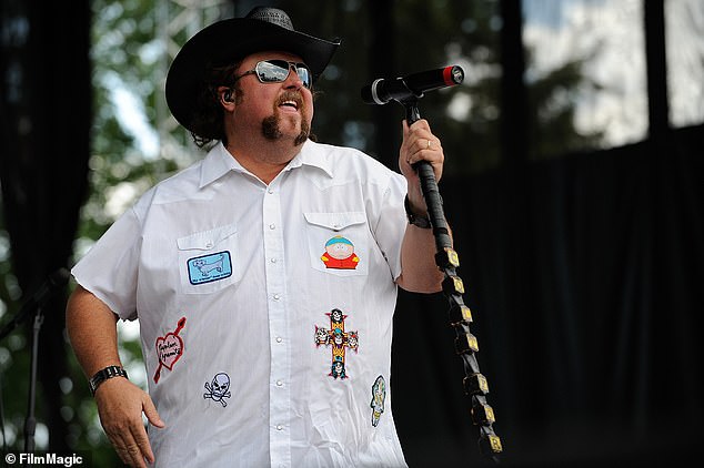 Country singer Colt Ford suffered a heart attack after a performance at an Arizona bar on Thursday (pictured in 2011).