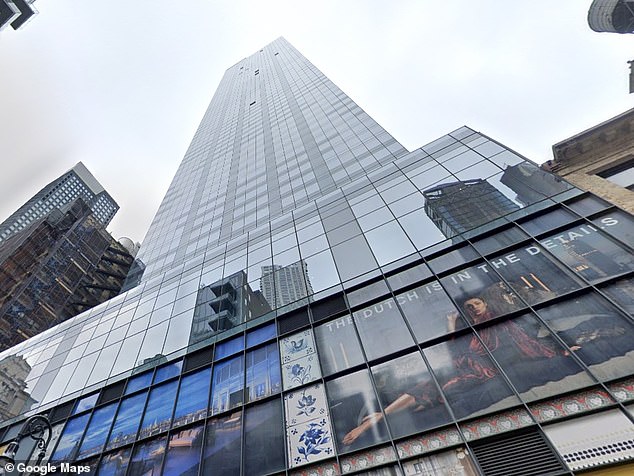 Lauper-Thornton has been accused of violating leasing rules at the apartment building in the financial district, seen here, since he moved in last October.