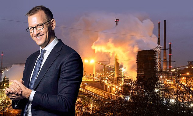 Swoop: Daniel Kretinsky has taken a stake in Thyssenkrupp's steel unit for an undisclosed sum