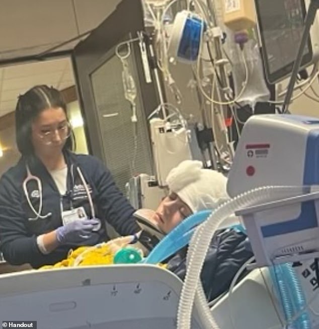 The 23-year-old Dallas TikToker, who was the victim of a hit-and-run that killed her best friend in February, miraculously came off the ventilator for the first time since the accident.