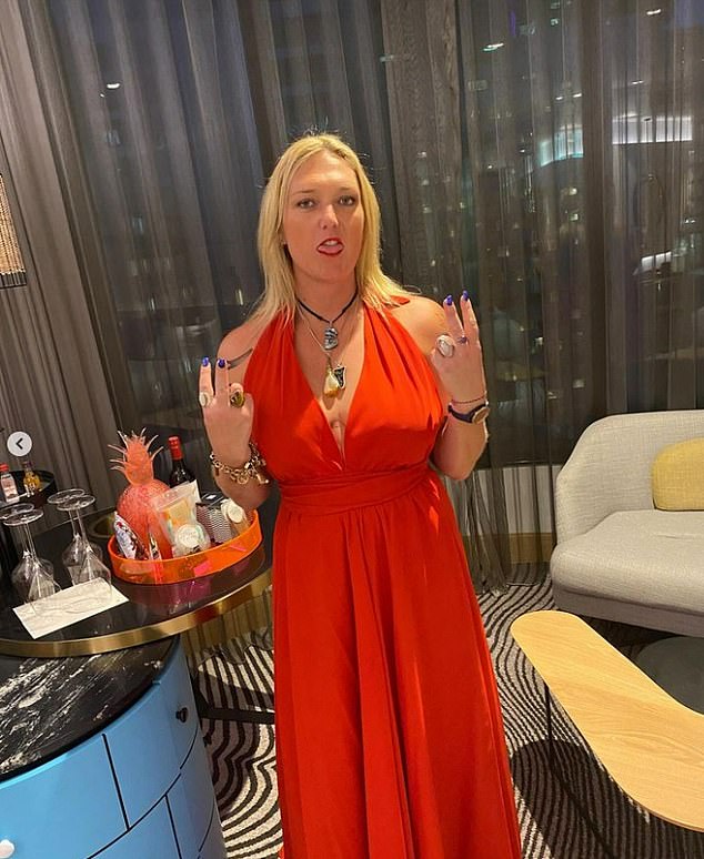 Danni Whittaker had predicted that spiritual forces would make 2024 the year everything would change for the better and that she was entering the new 'Naughty 40'.