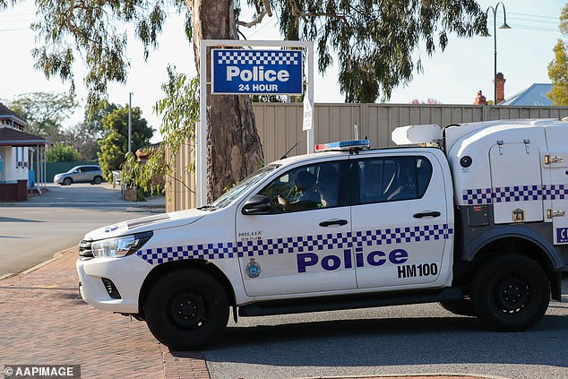 Donald Wade Davies was charged with one count of grievous bodily harm by WA homicide squad detectives following the incident.  Pictured is a WA Police vehicle.