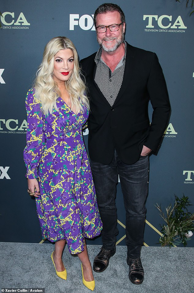 After Tori Spelling revealed to Dean McDermott during an episode of his MISSPELLING podcast that she had filed for divorce, his first wife, Mary Jo Eustace, came to his defense.