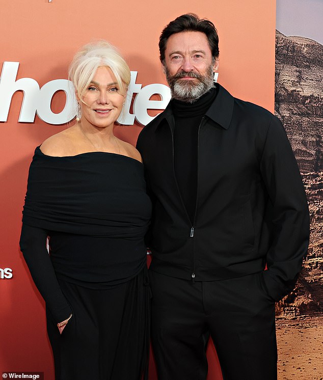 Deborra-Lee and Hugh, 55 (right), announced their shock split in September after 27 years of marriage, telling fans they had split 