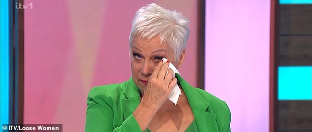 Denise Welch, 65, responded Wednesday to a troll on X, formerly Twitter, who criticized her for speaking out again about her mental health and depression (pictured in 2023).