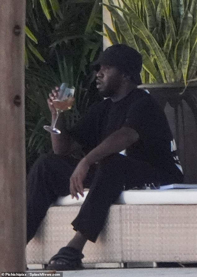 Sean 'Diddy' Combs was seen stressed outside his Miami mansion over the weekend.