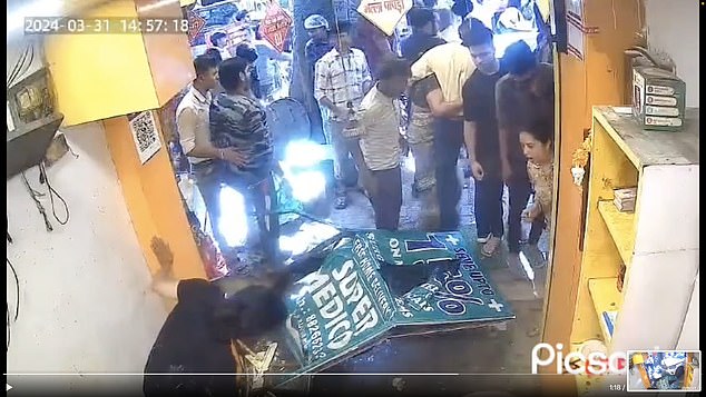 CCTV footage taken from inside Fateh Ki Kachori, a shop on Delhi's Rajpur Road, showed a white Mercedes Benz crashing into the packed restaurant.