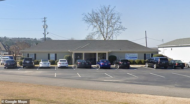 During the trial, a total of eight former employees and three patients testified about numerous incidents of sexual abuse, including rape, sodomy and even sexual contact during dental procedures at their business (pictured) in Gadsden.